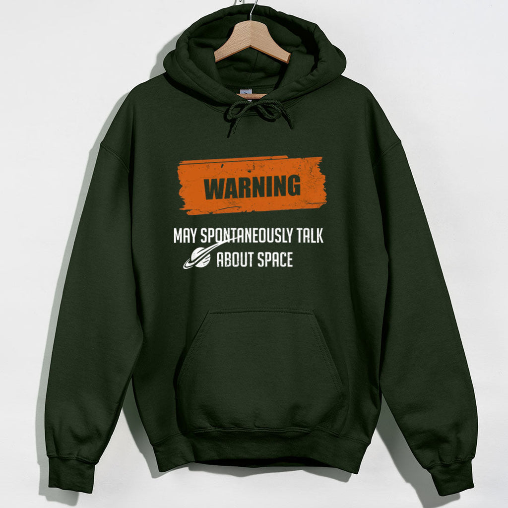 Warning: Spontaneous Space Talks Hoodie product image 3
