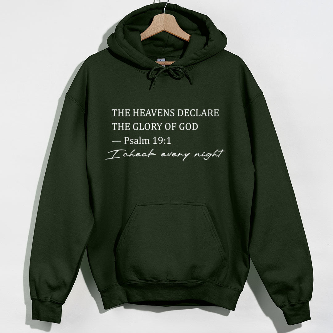 The Heavens Declare Glory Of God Hoodie product image 4