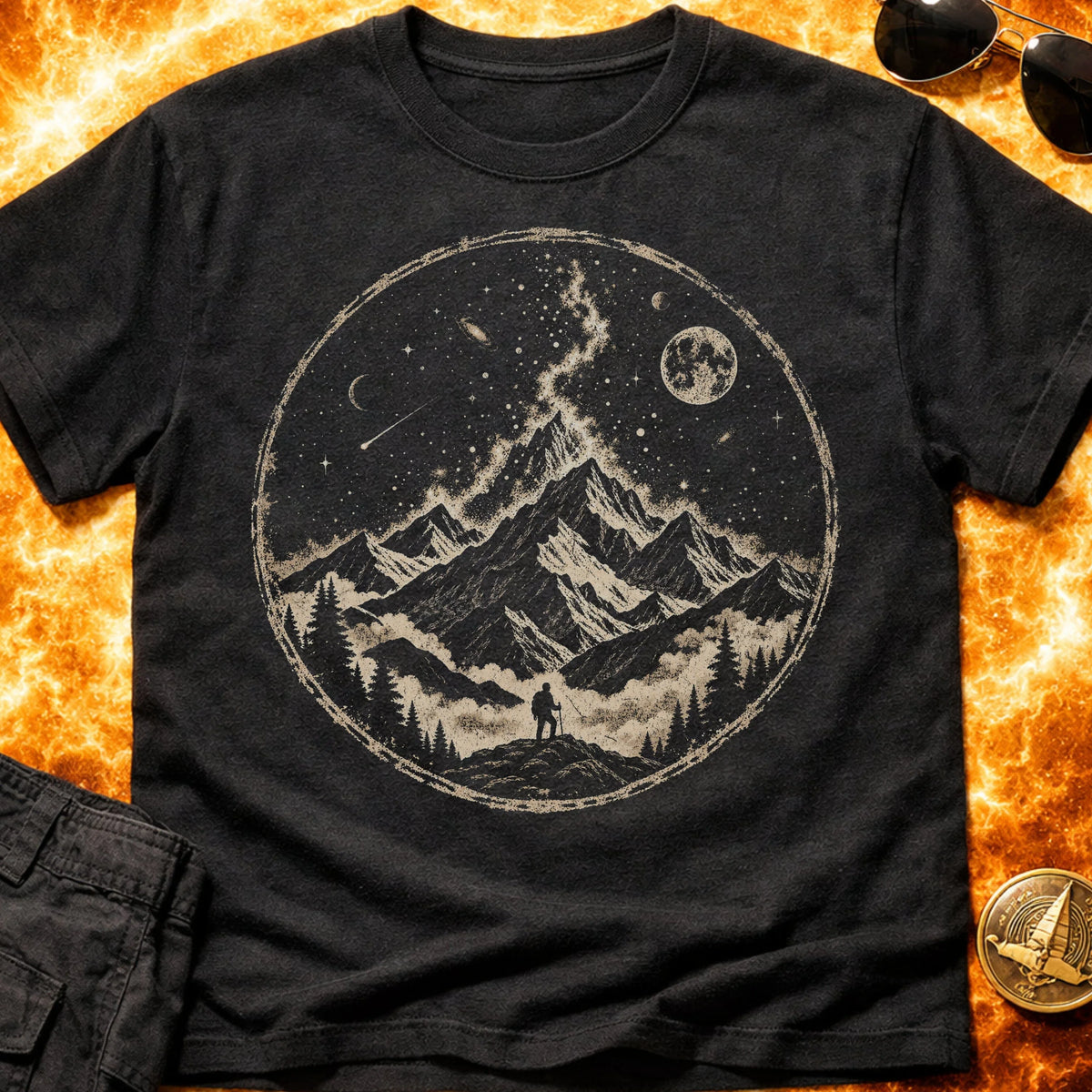 Galactic Hiker T-Shirt product image 4