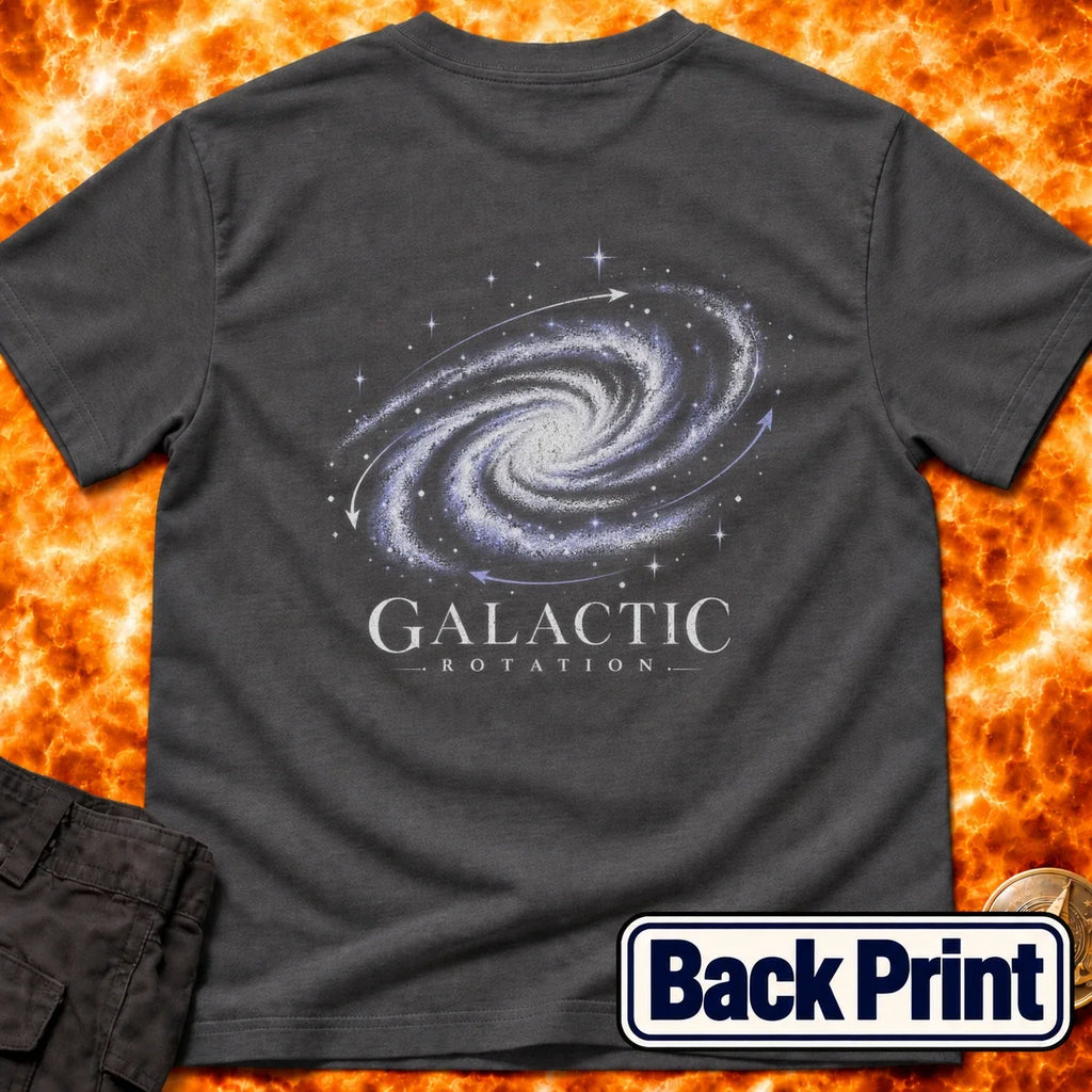 Galactic Rotation Back Print T-Shirt product image 6