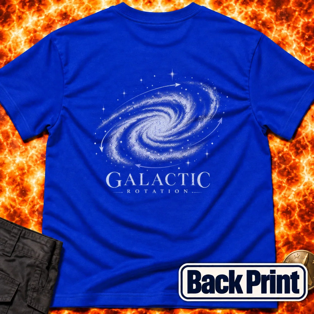 Galactic Rotation Back Print T-Shirt product image 4