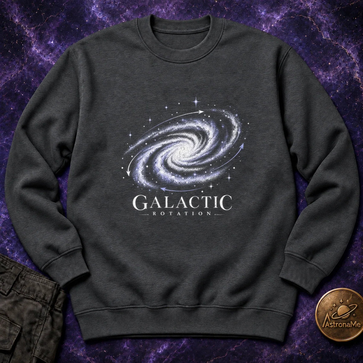 Galactic Rotation Crewneck Sweatshirt product image 2