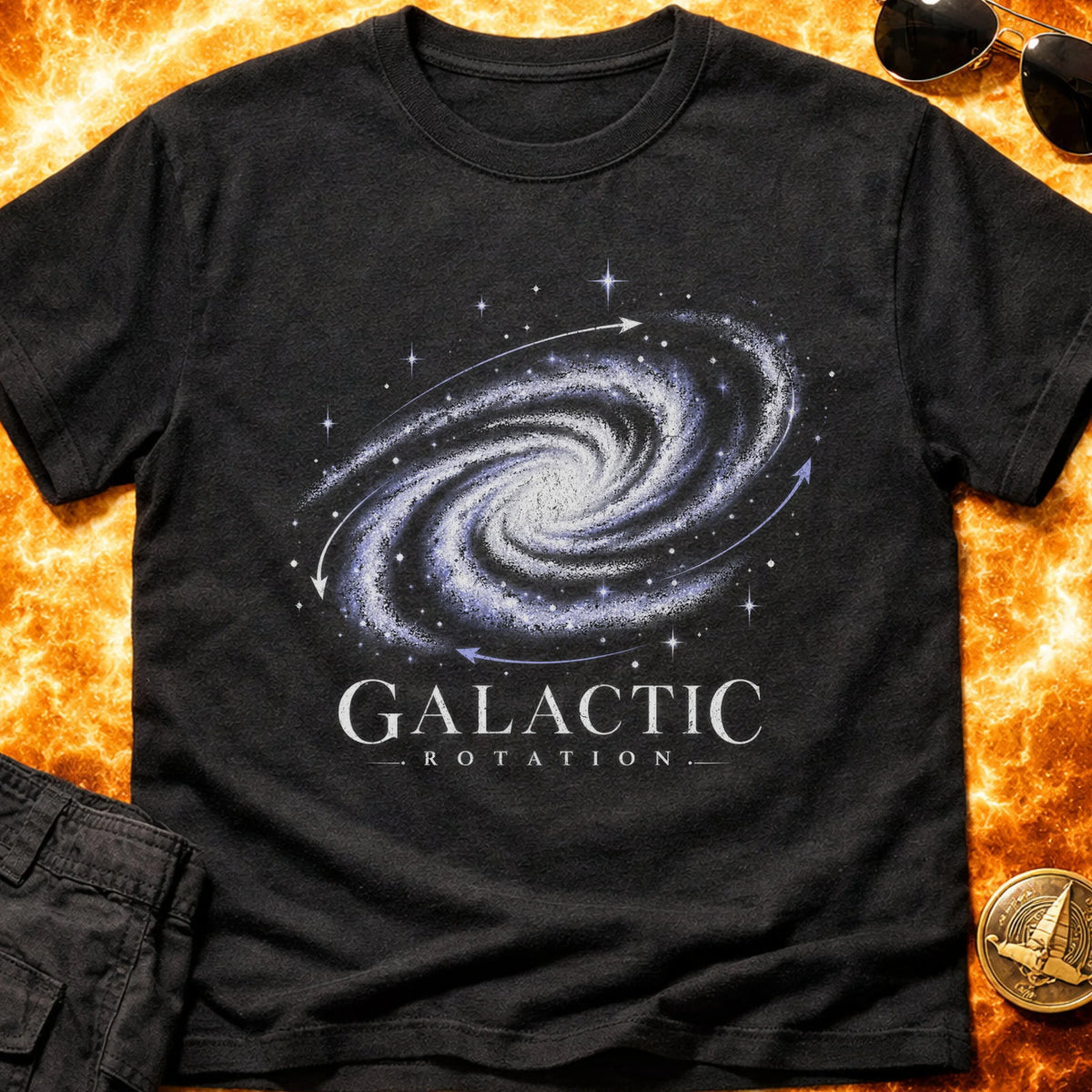 Galactic Rotation T-Shirt product image 3