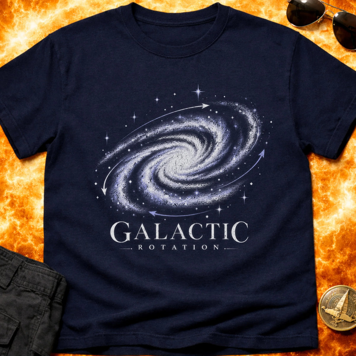 Galactic Rotation T-Shirt product image 2