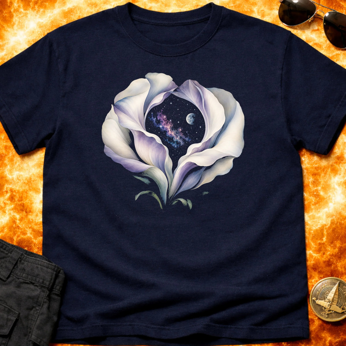 Galaxy Flower T-Shirt product image 2