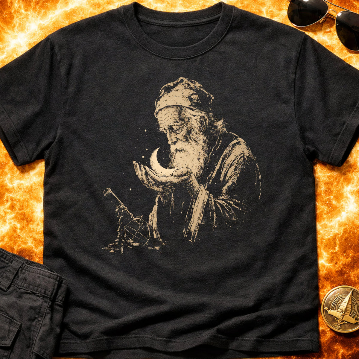 Galileo Moon Cradle T-Shirt product image 3