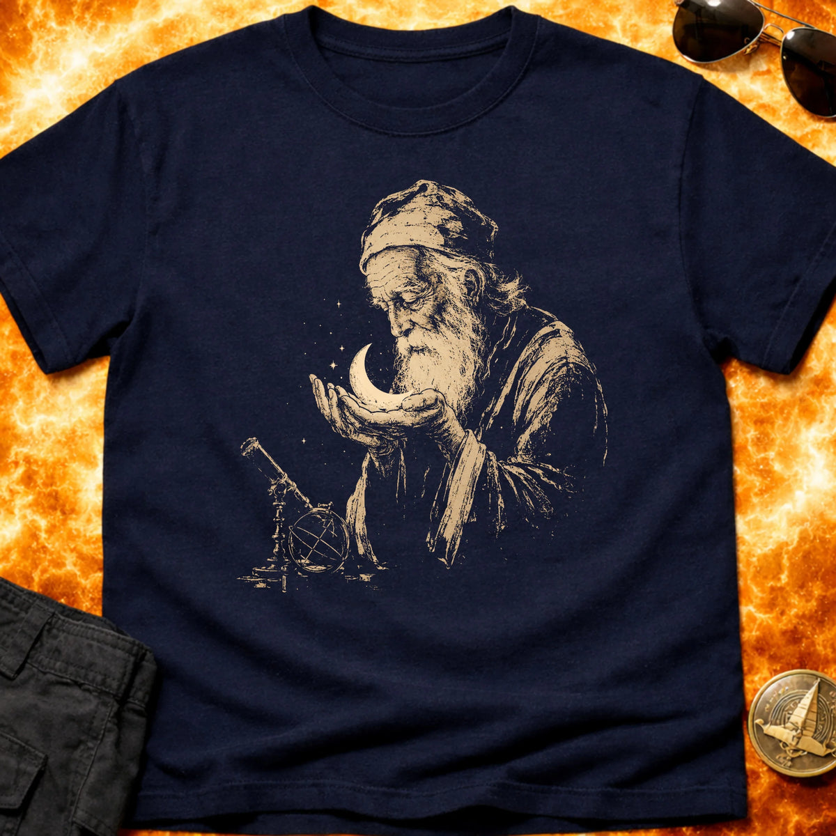 Galileo Moon Cradle T-Shirt product image 2