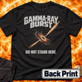 Gamma Ray Burst Back Print T-Shirt product image 1
