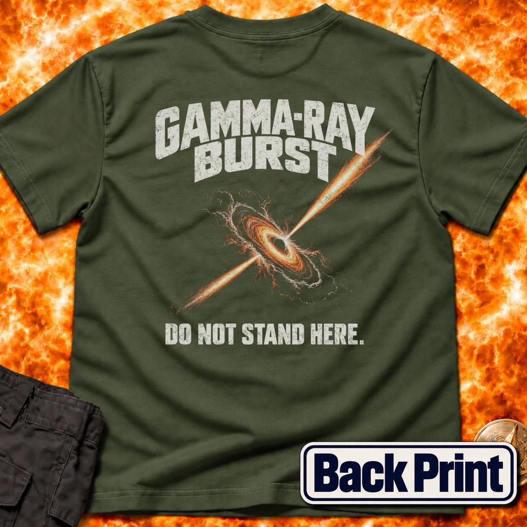 Gamma Ray Burst Back Print T-Shirt product image 3