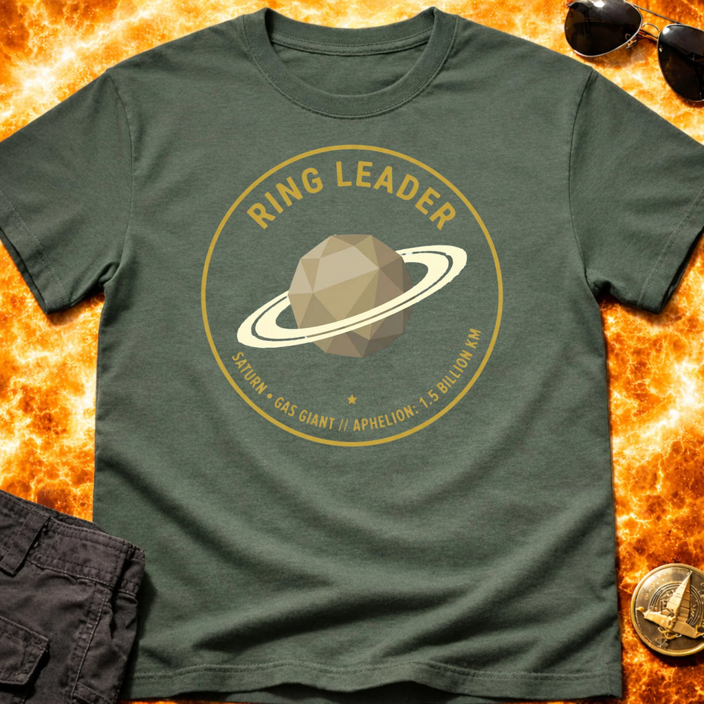 Geometric Saturn Ring Leader T-Shirt