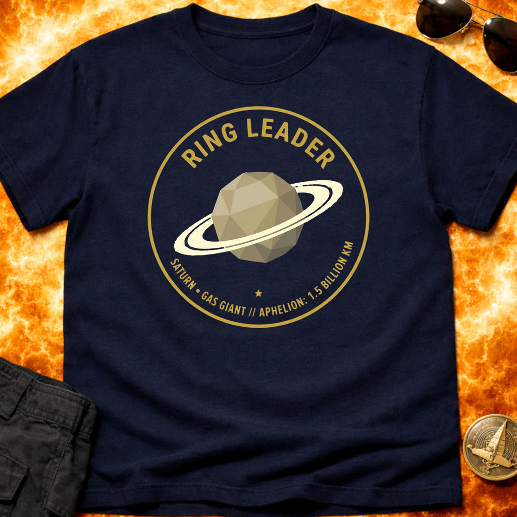 Geometric Saturn Ring Leader T-Shirt