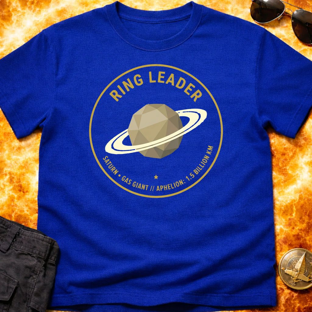 Geometric Saturn Ring Leader T-Shirt