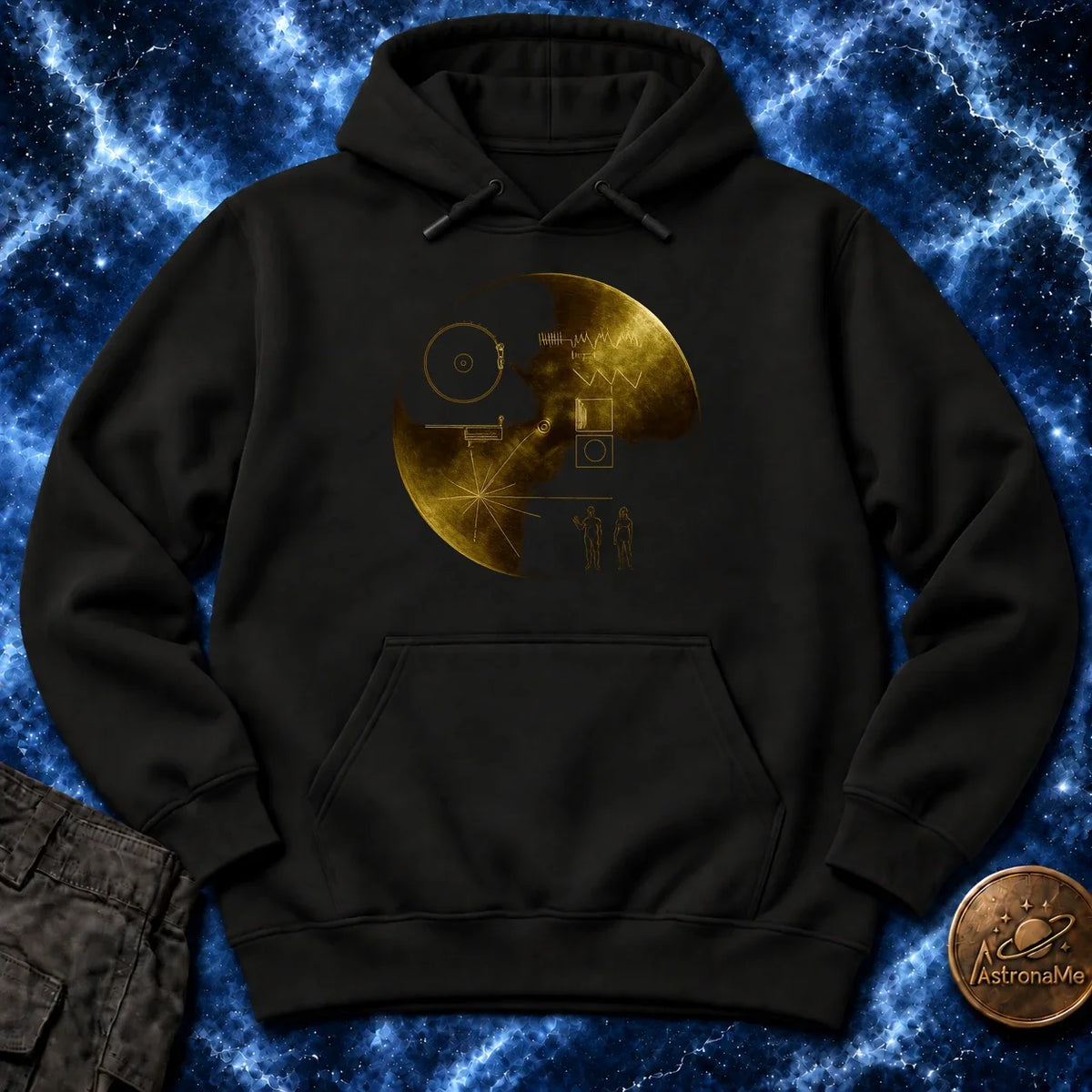 Gold Voyager Disc Hoodie