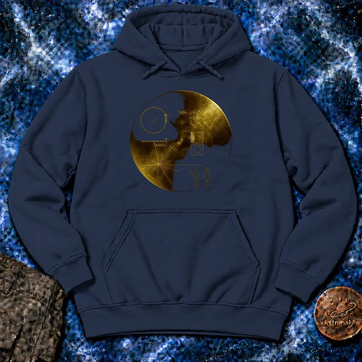 Gold Voyager Disc Hoodie product image 3