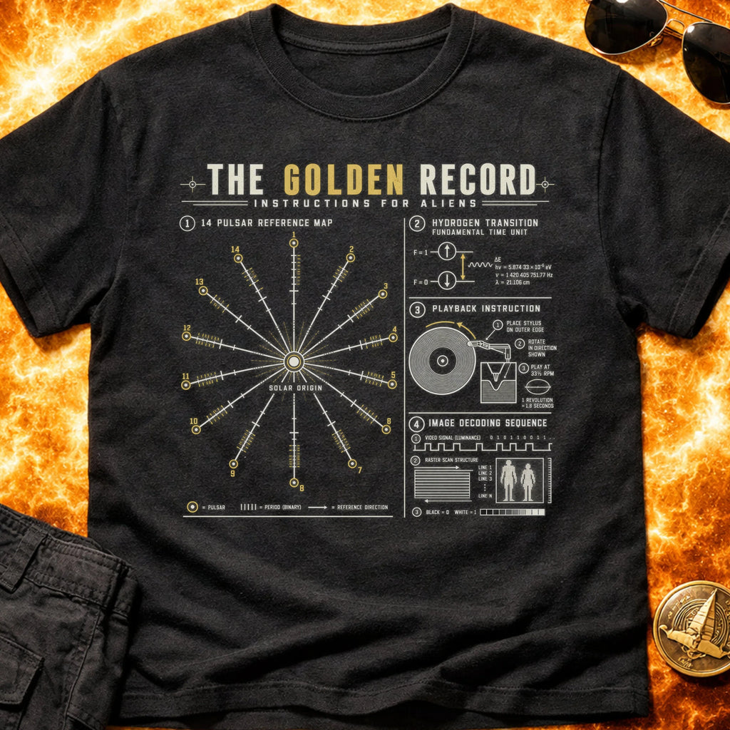 Golden Record Instructions T-Shirt product image 1