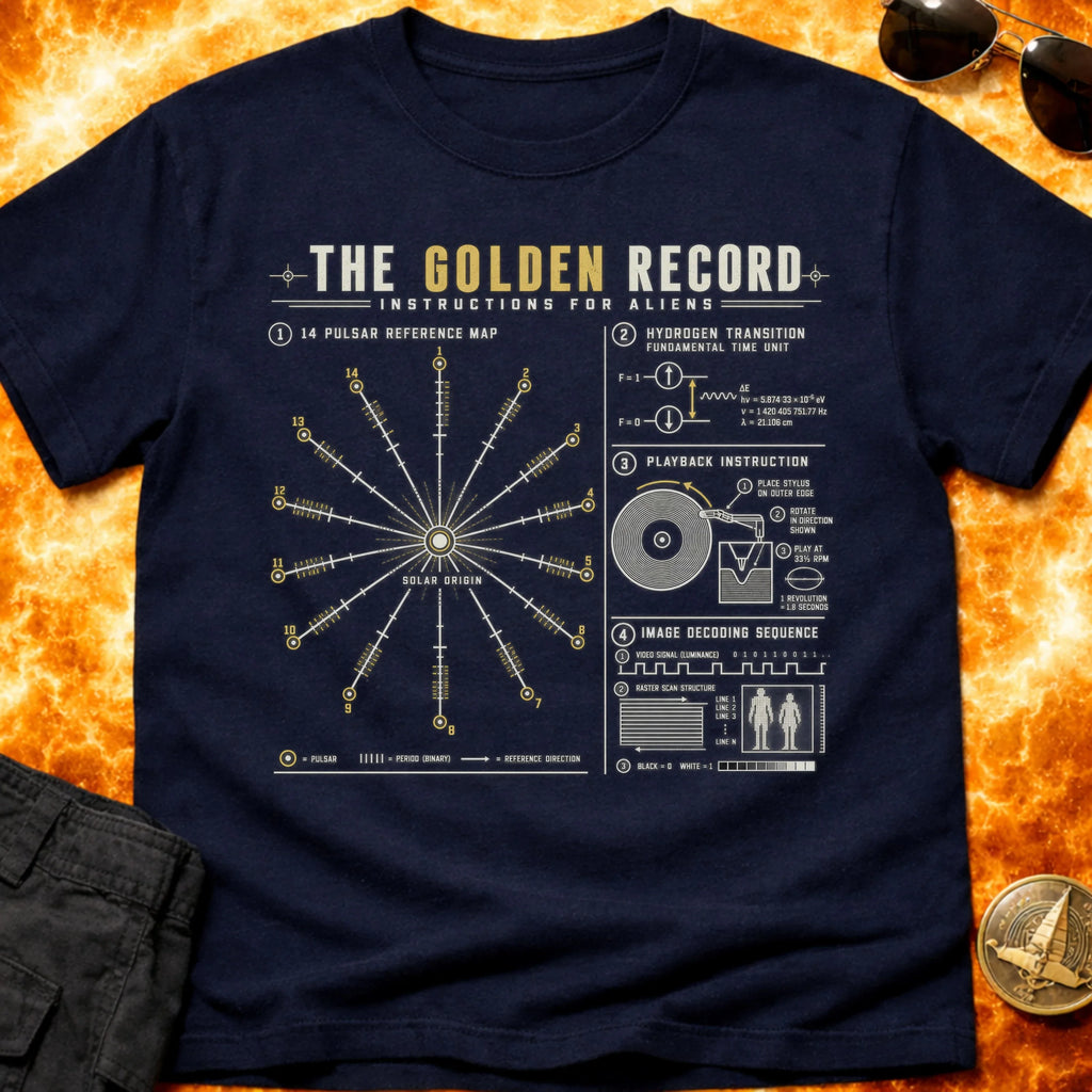 Golden Record Instructions T-Shirt product image 2