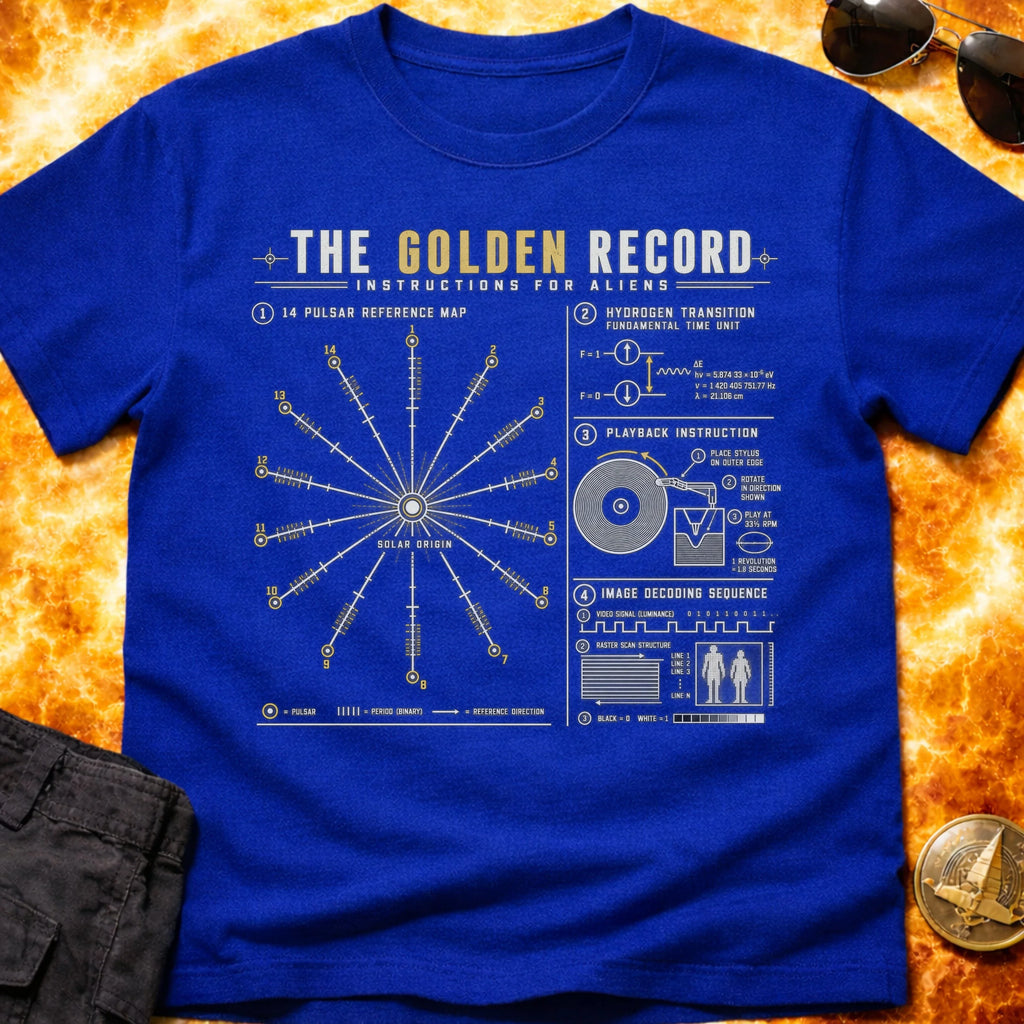 Golden Record Instructions T-Shirt product image 4
