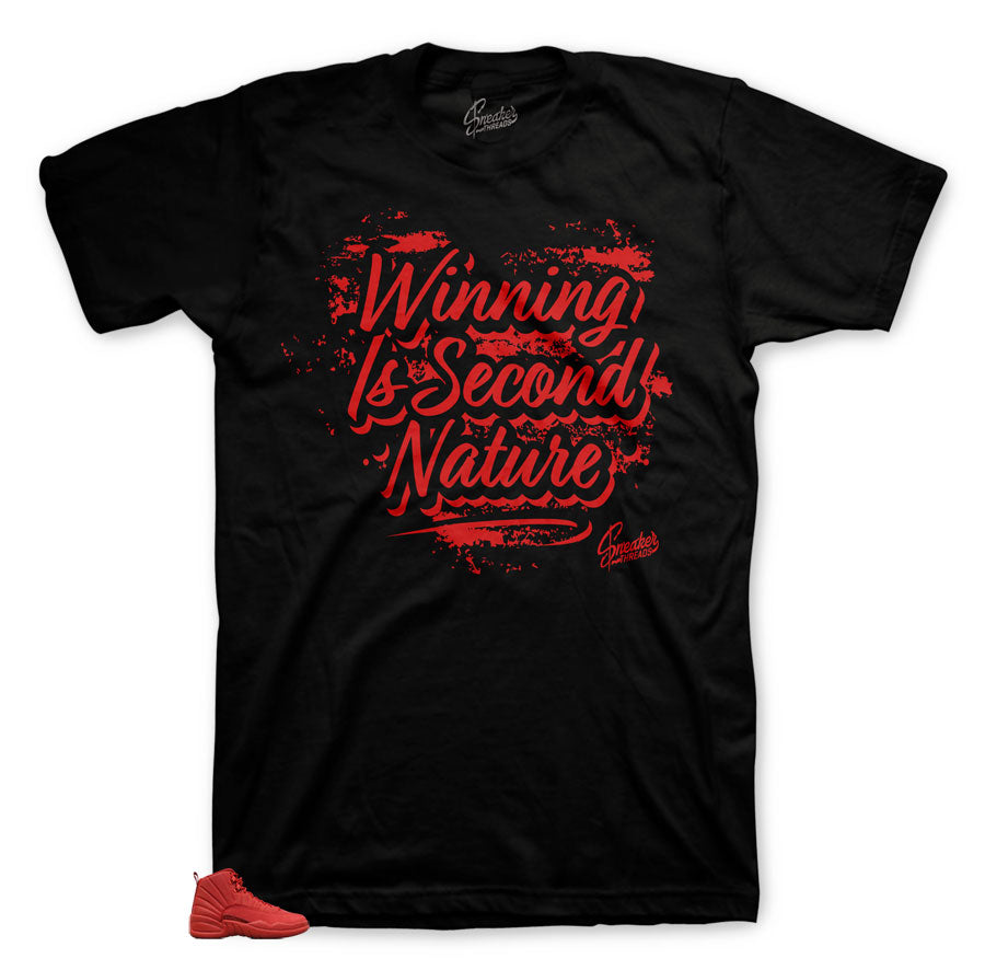 Retro 12 Gym Red Second Nature Shirt
