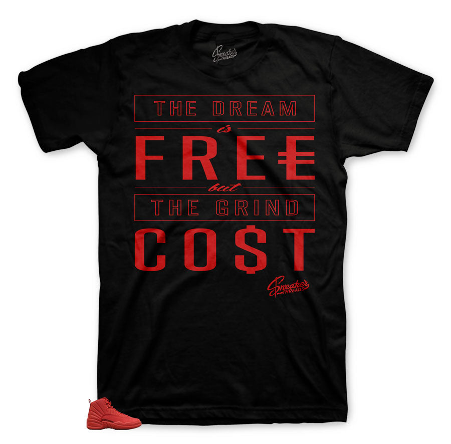 Retro 12 Gym Red Cost Shirt