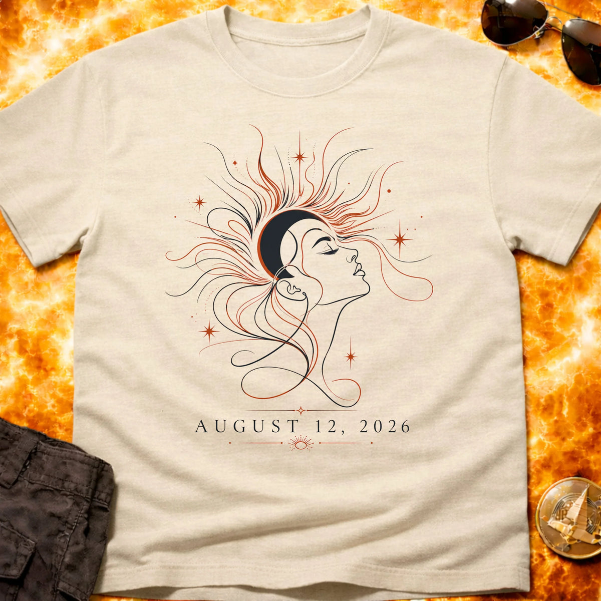 Hair Eclipse 2026 T-Shirt product image 4