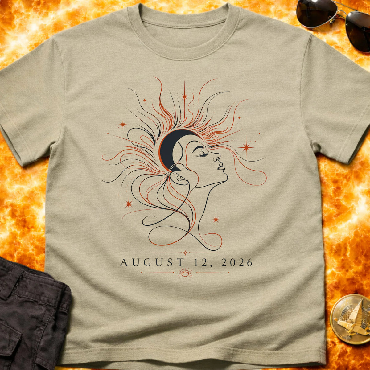 Hair Eclipse 2026 T-Shirt product image 5