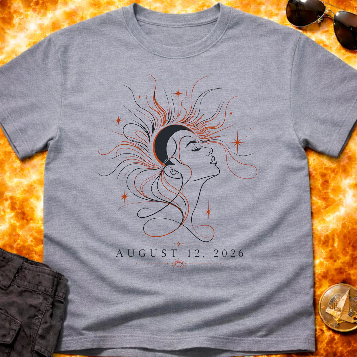 Hair Eclipse 2026 T-Shirt product image 3