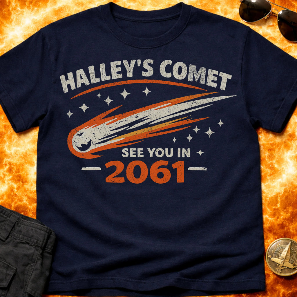 Halleys Comet Distressed T-Shirt product image 3