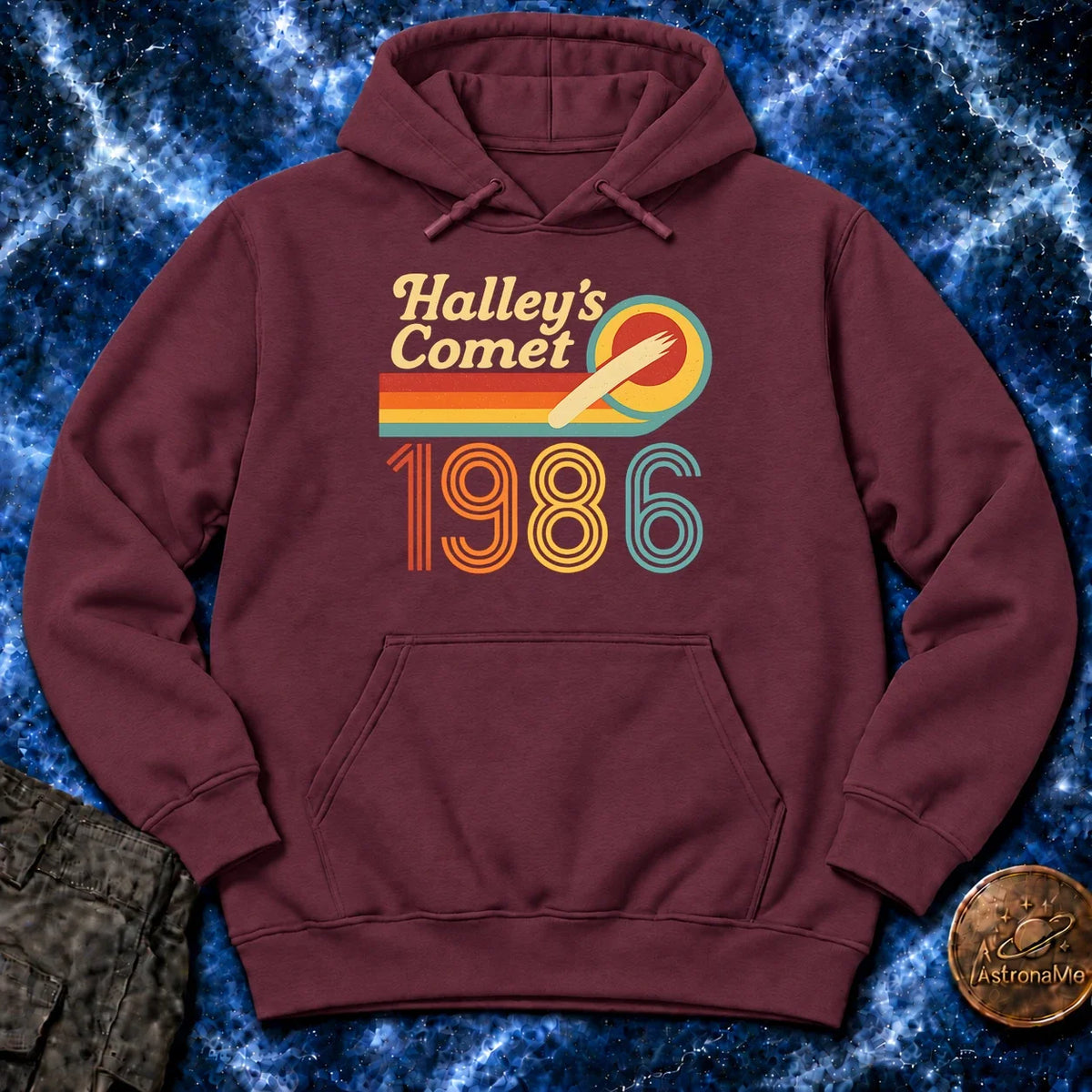 Halleys Comet Retro 1986 Hoodie product image 3