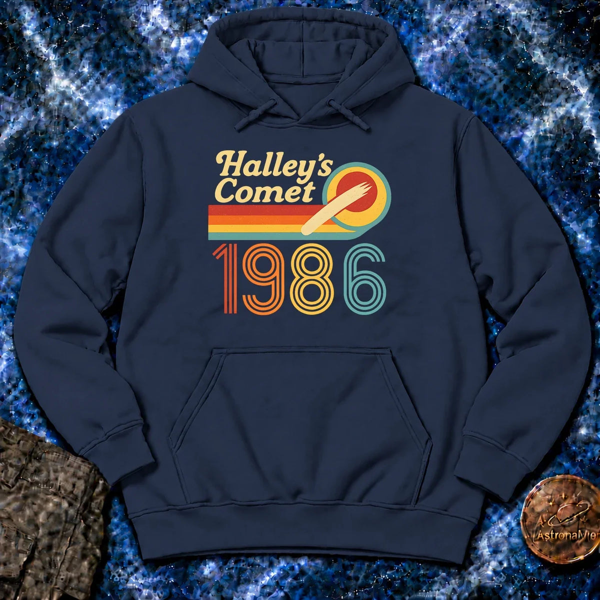 Halleys Comet Retro 1986 Hoodie product image 4