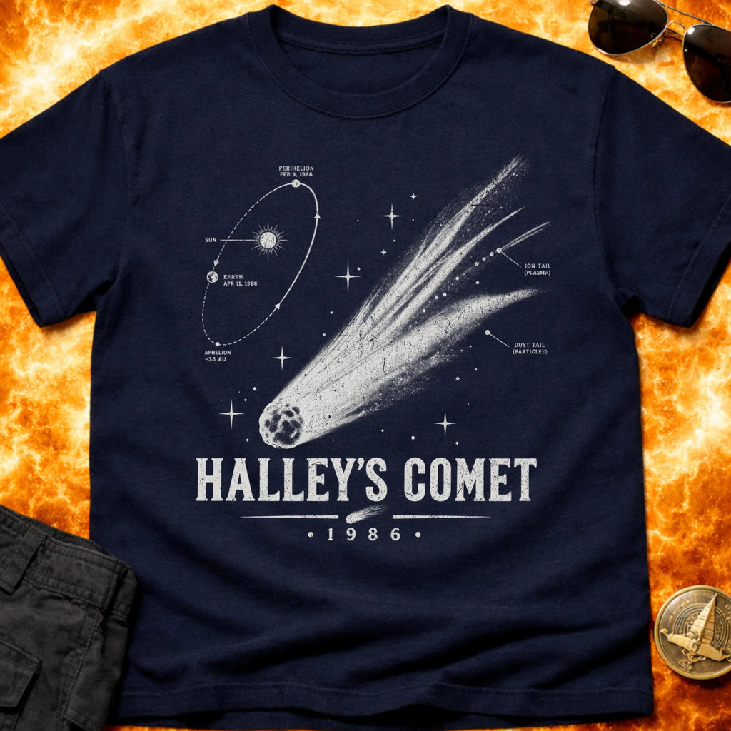 Halleys Comet Schematic T-Shirt product image 1