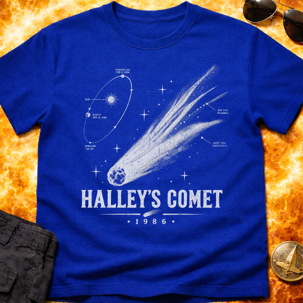 Halleys Comet Schematic T-Shirt product image 5