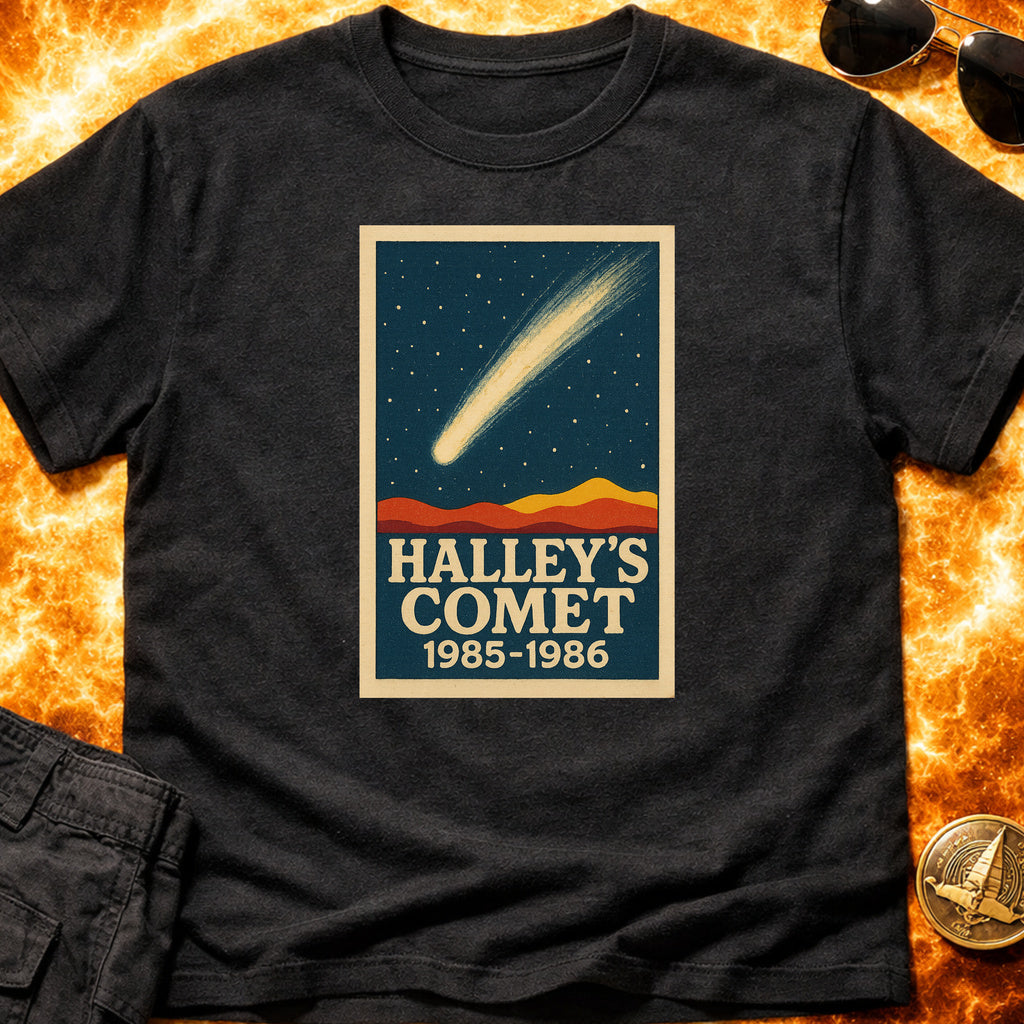 Halleys Comet 1985 1986 Poster