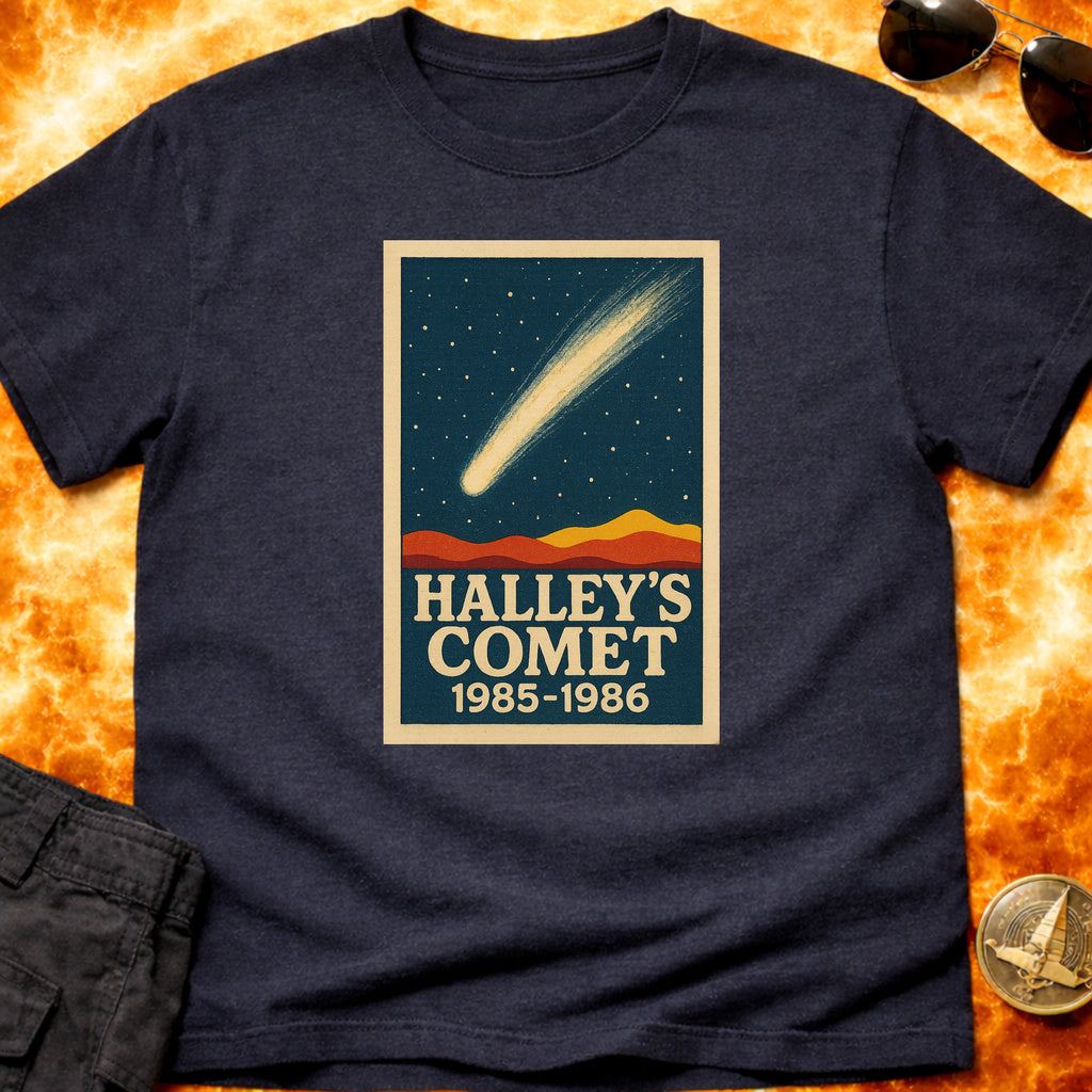 Halleys Comet 1985 1986 Poster