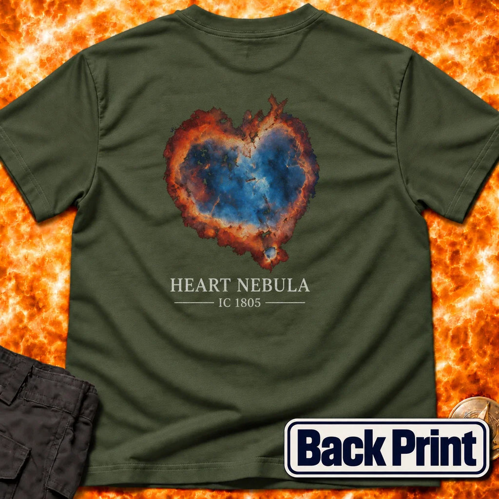 Heart Nebula IC 1805 Back Print T-Shirt product image 6