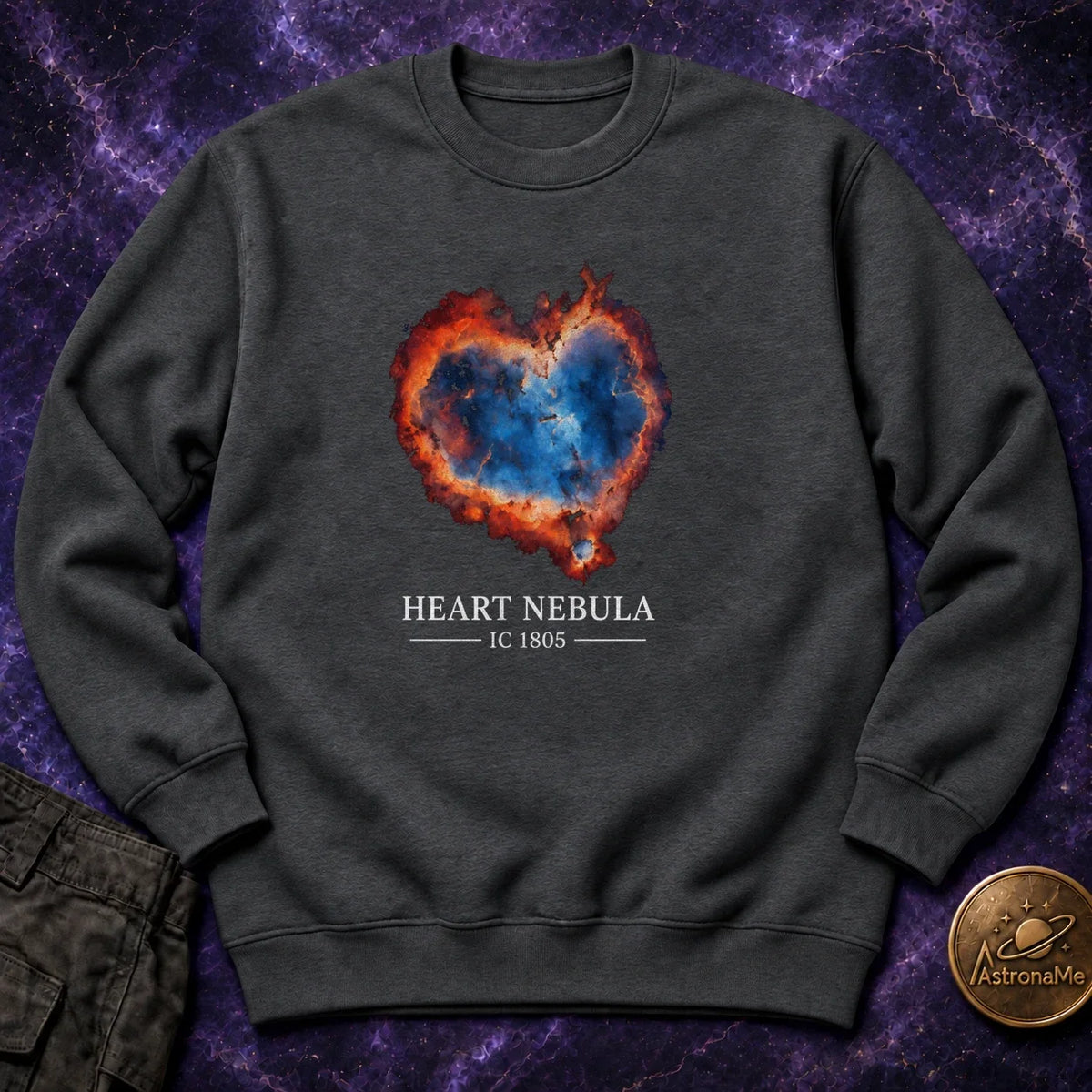 Heart Nebula IC 1805 Crewneck Sweatshirt product image 2