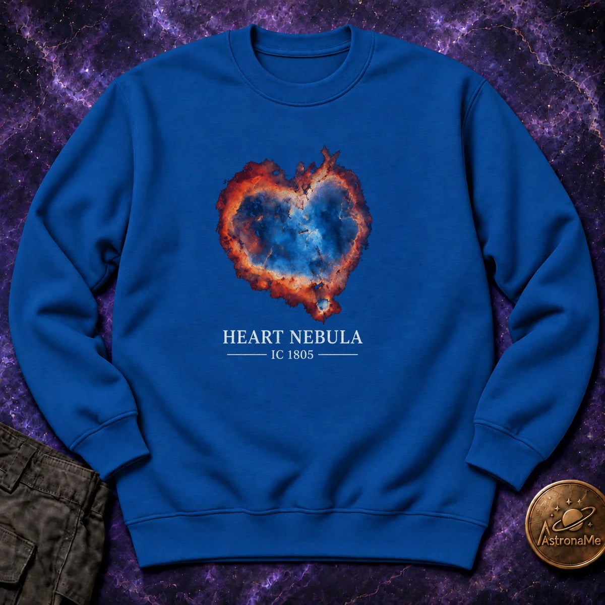 Heart Nebula IC 1805 Crewneck Sweatshirt product image 4