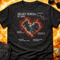 Heart Nebula Infographic T-Shirt product image 1