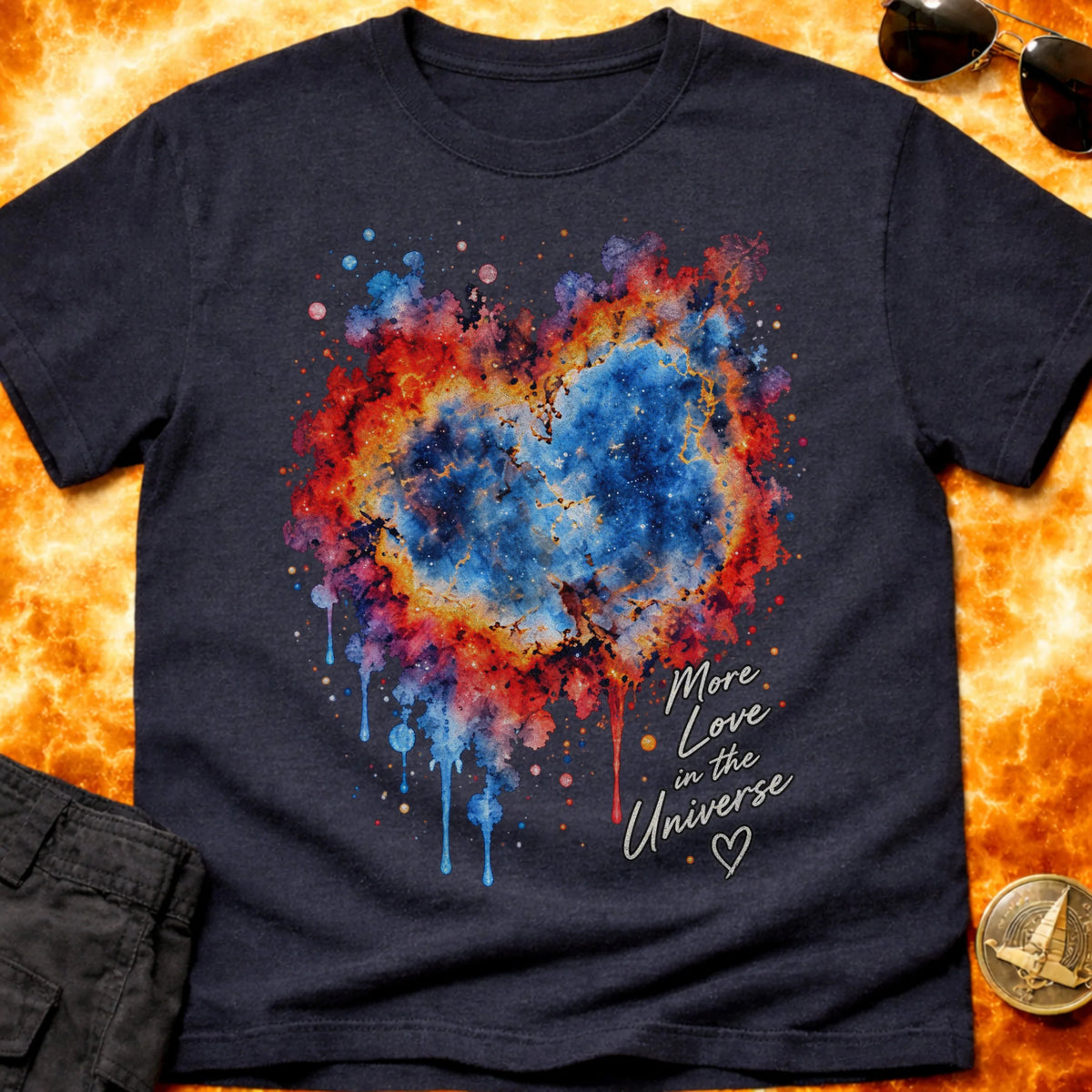 Heart Nebula More Love T-Shirt product image 4