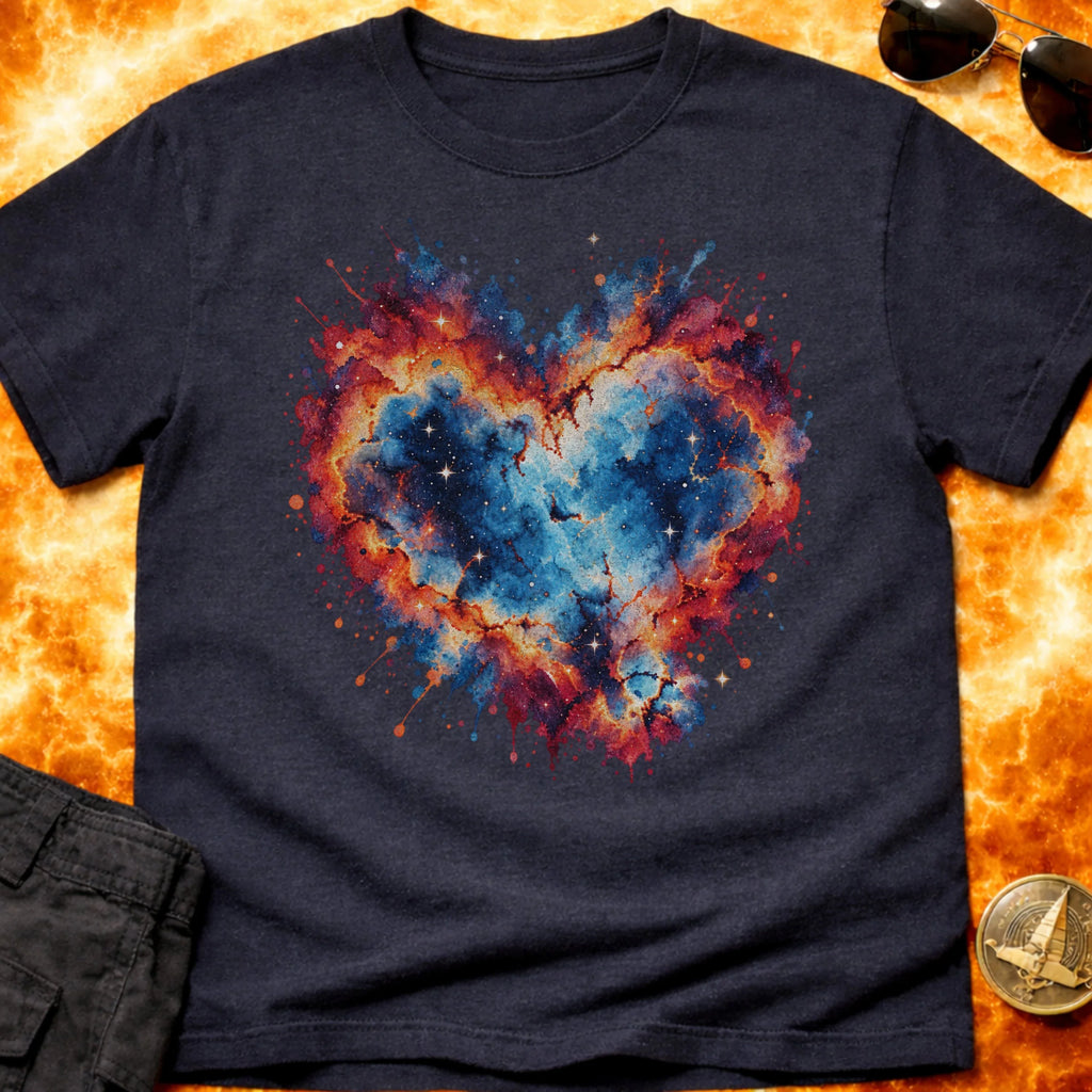 Heart Nebula Paint T-Shirt product image 5
