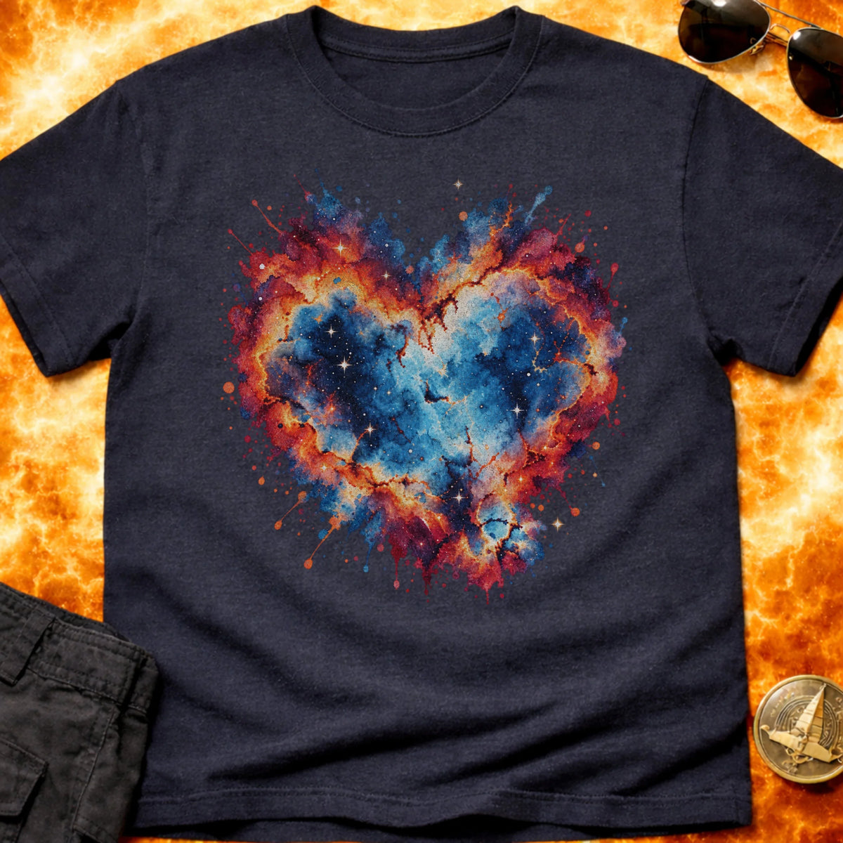 Heart Nebula Paint T-Shirt product image 5
