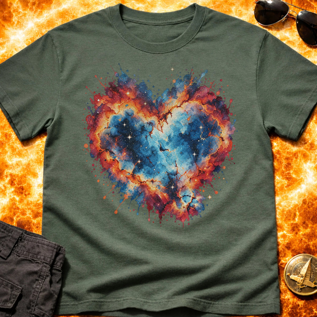 Heart Nebula Paint T-Shirt product image 2