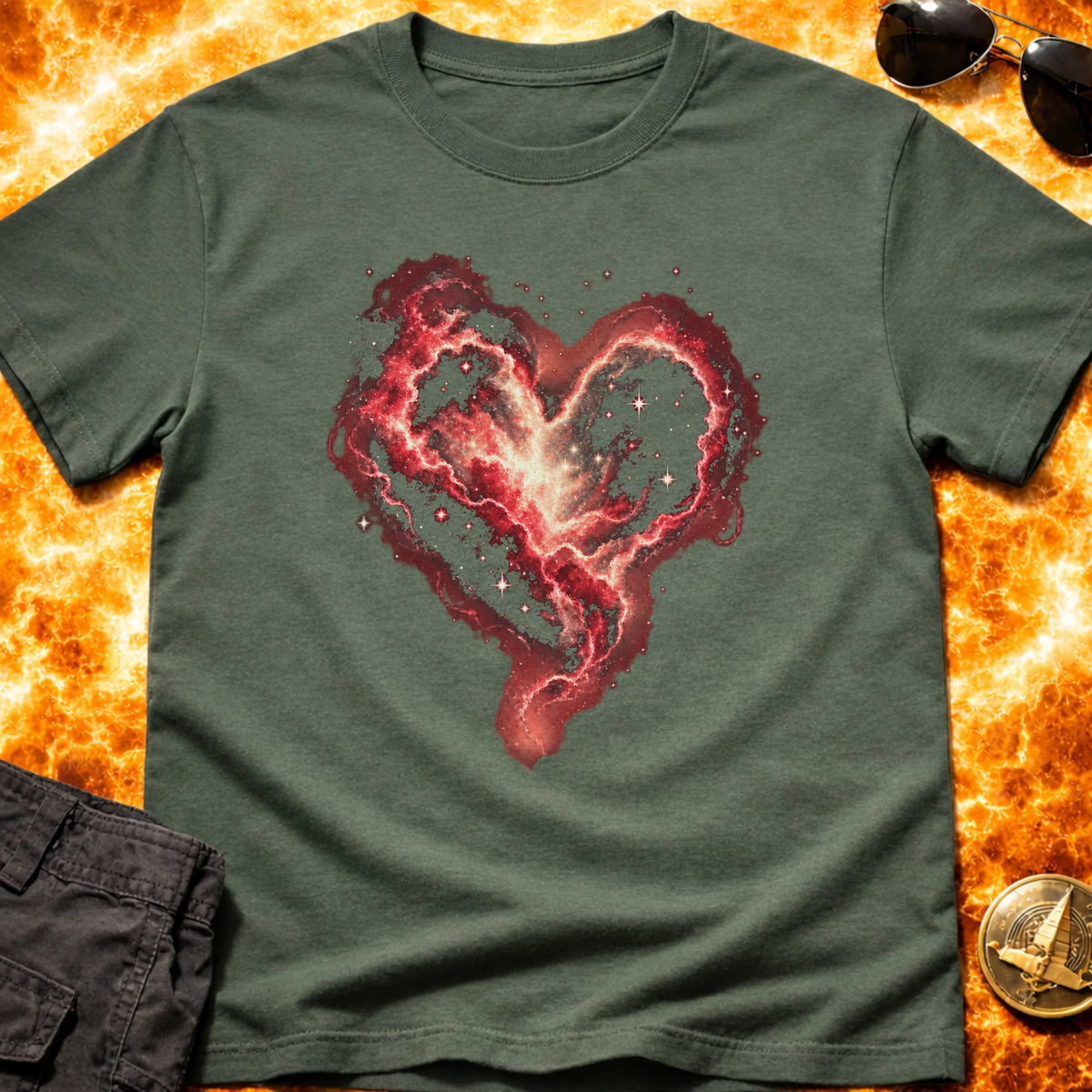 Heart Nebula Pulse T-Shirt product image 5
