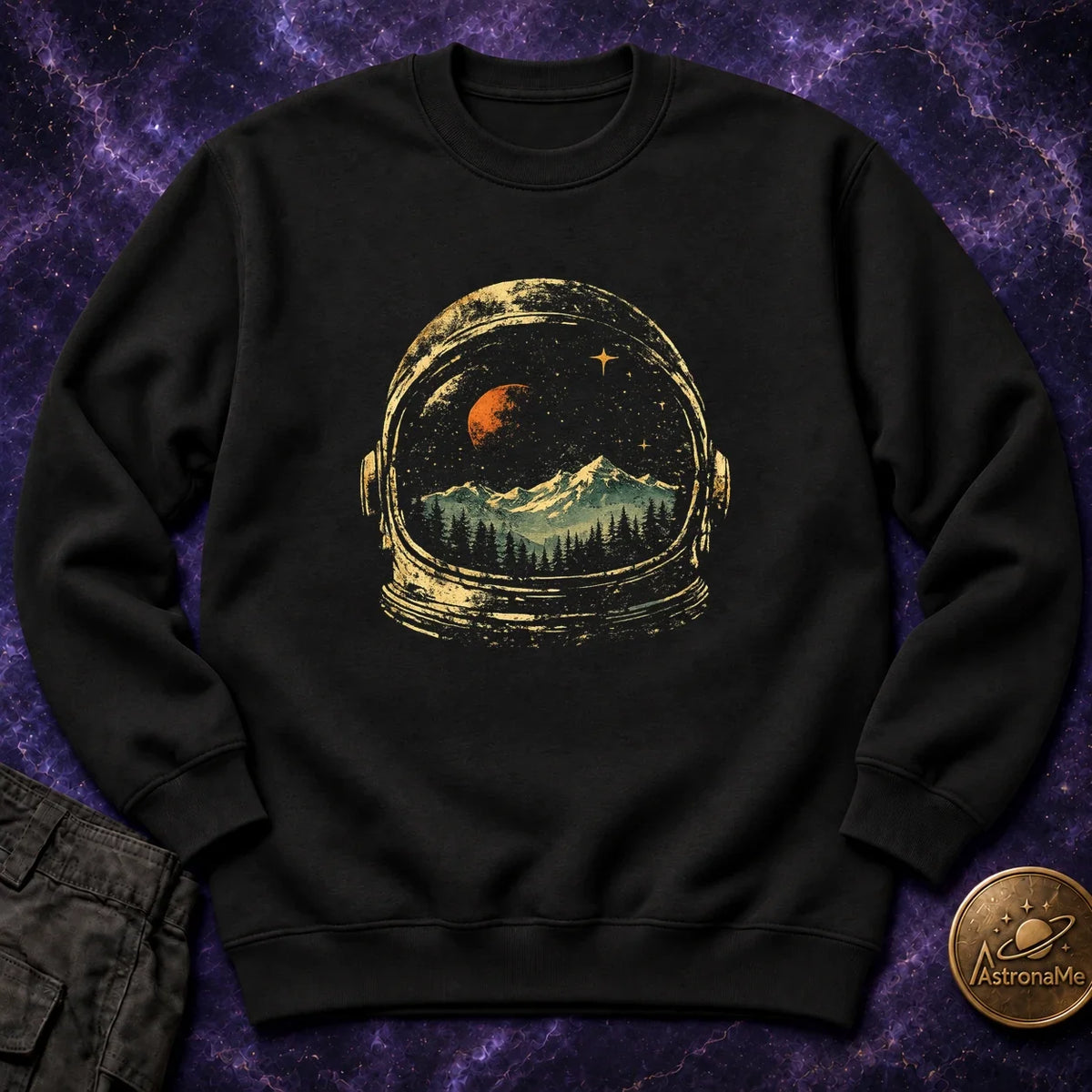 Helmet Landscape Crewneck Sweatshirt product image 3