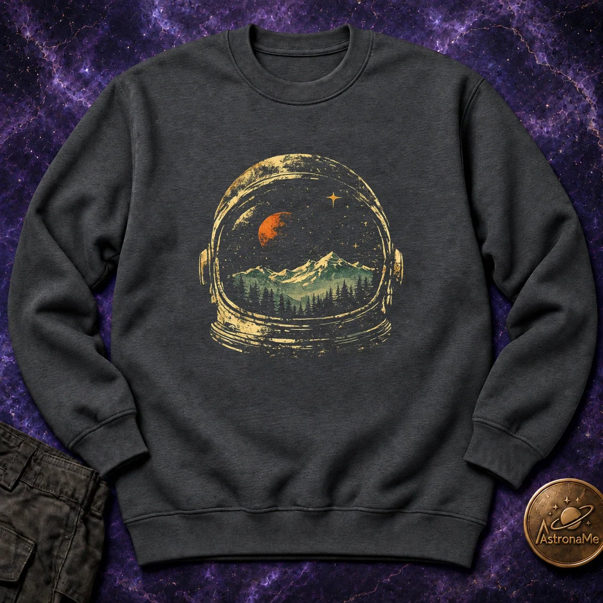 Helmet Landscape Crewneck Sweatshirt product image 2