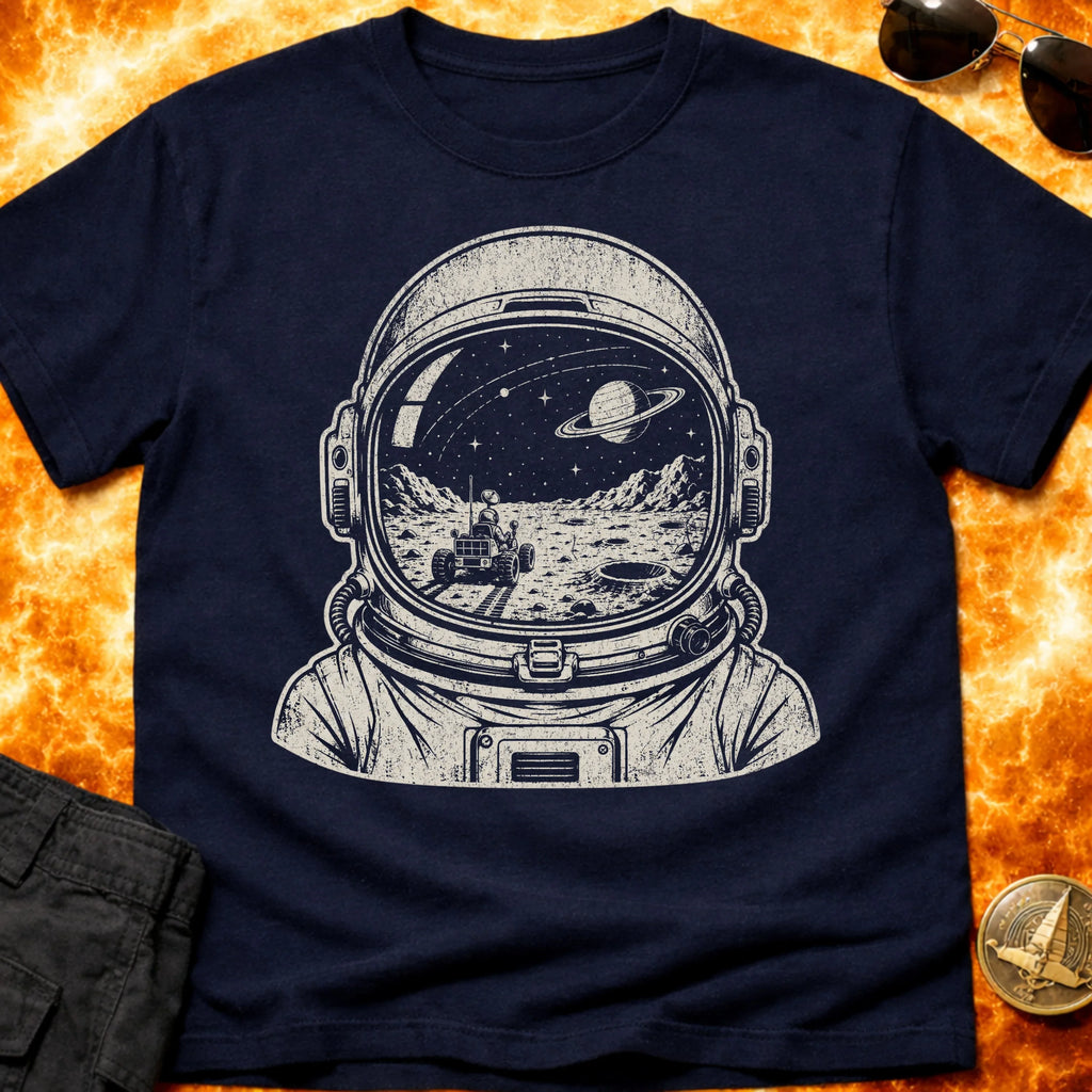 Helmet Lunar Landscape T-Shirt product image 3