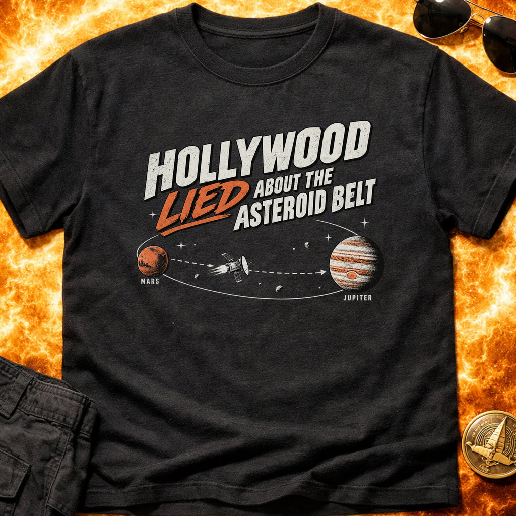 HollyWood Lied About The Asteroid Belt T-Shirt product image 2