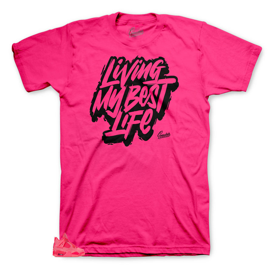 Retro 4 Hot Punch Livin Life Shirt