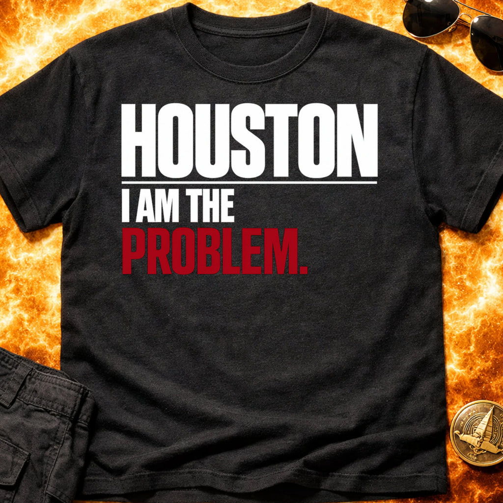 Houston I Am The Problem Bold T-Shirt product image 2