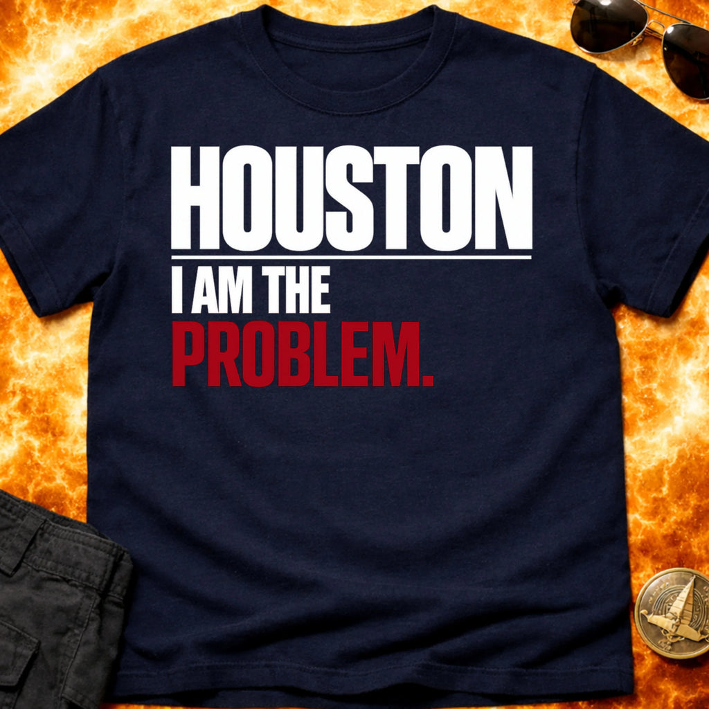 Houston I Am The Problem Bold T-Shirt product image 1