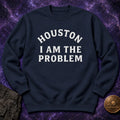 Houston I am The Problem Statement Crewneck Sweatshirt product image 1